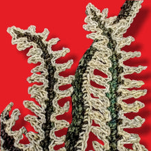 Load image into Gallery viewer, Fern &amp; Fiddleheads Crochet Applique Pattern (PDF)
