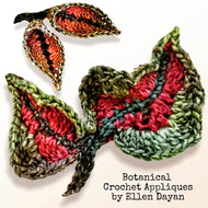 Western Wildflower Crochet Applique Pattern